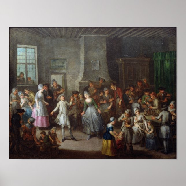 Interior of a Tavern Poster (Front)