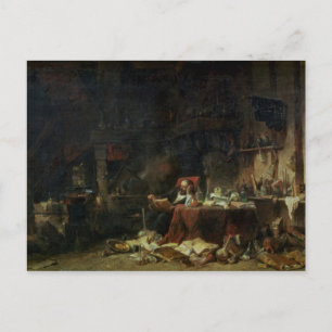Interior of an Alchemist's Study Postcard