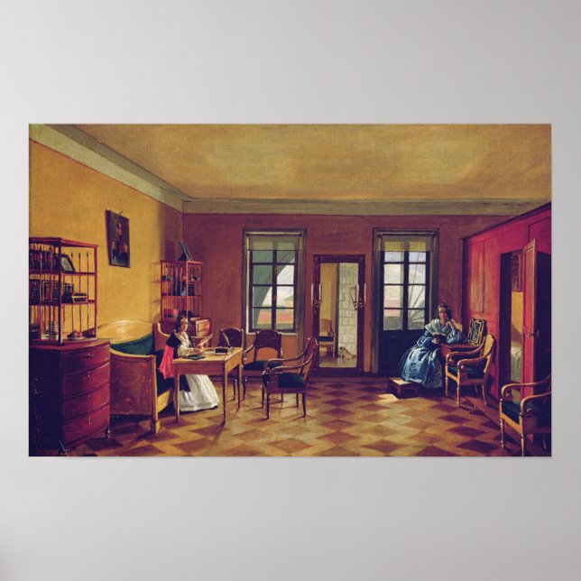 Interior of an attic poster (Front)