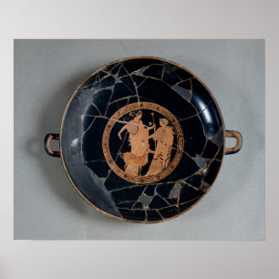 Interior of an attic red-figure cup poster