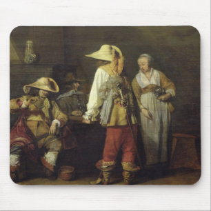 Interior of an Inn, 1636 Mouse Pad
