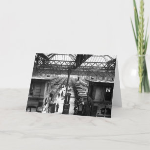 Interior of Charing Cross Station, London Card