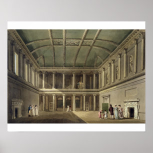 Interior of Concert Room, from 'Bath Illustrated b Poster