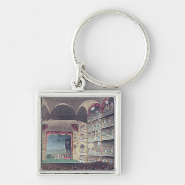 Interior of Drury Lane Theatre, 1808 Key Ring (Front)