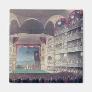 Interior of Drury Lane Theatre, 1808 Magnet