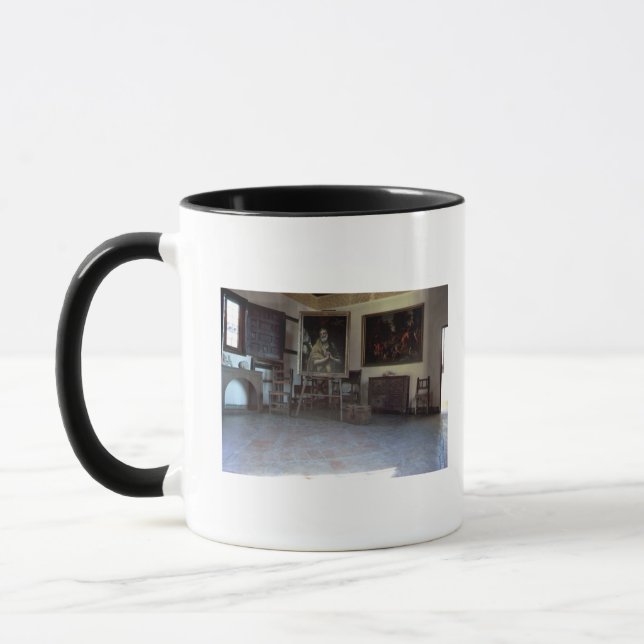 Interior of El Greco's  studio Mug (Left)