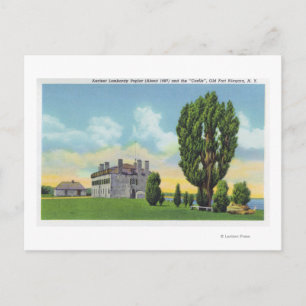 Interior of Jesuit Chapel in Old French Castle Postcard