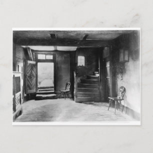 Interior of Johann Sebastian Bach's  house Postcard