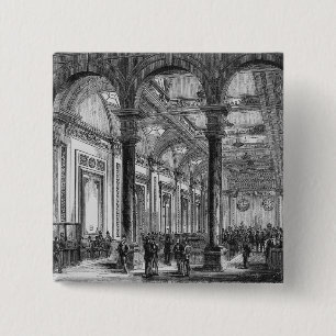 Interior of Lloyd's of London 15 Cm Square Badge