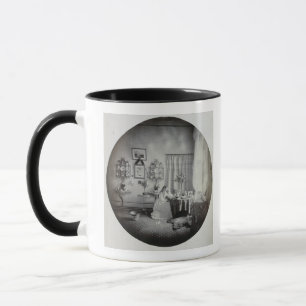 Interior of Muckross House, c.1865 (albumen print) Mug