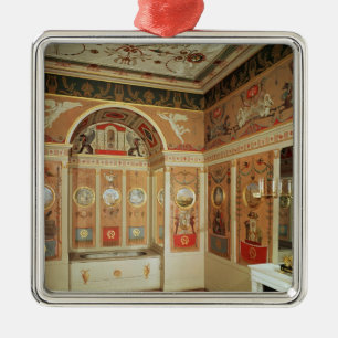 Interior of Napoleon's bathroom, built in 1807 Metal Tree Decoration