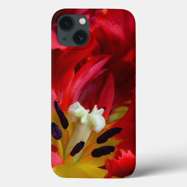 Interior of parrot tulip flower Case-Mate iPhone case (Back)