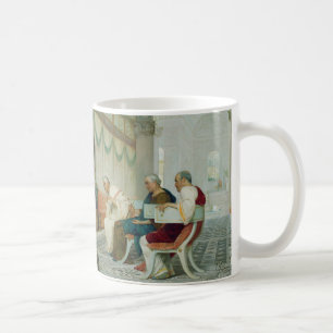 Interior of Roman Building with Figures Coffee Mug