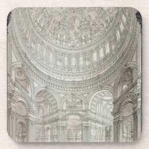 Interior of St.Paul's Cathedral, 1817 Coaster