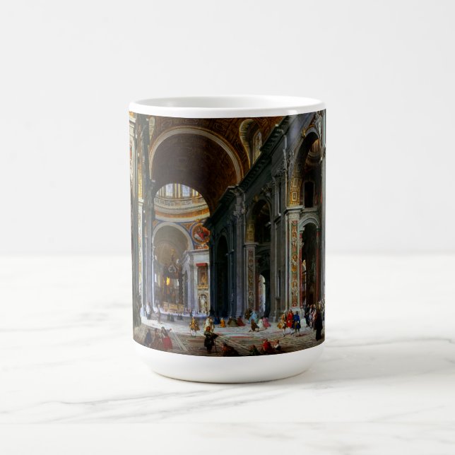 Interior of St. Peter's Basilica, Rome Coffee Mug (Center)