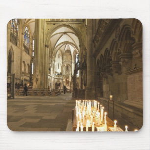 Interior of St. Peter's Cathedral in Regensburg Mouse Pad