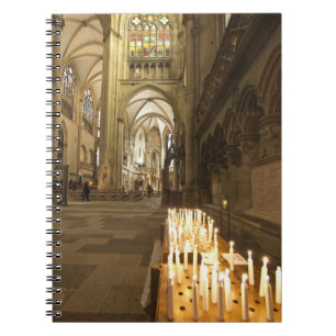 Interior of St. Peter's Cathedral in Regensburg Spiral Notebook