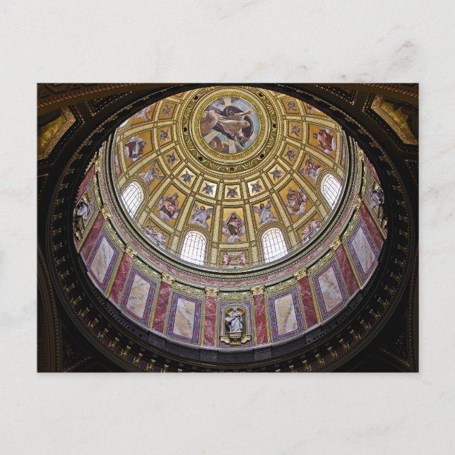 Interior of St Stephen's Basilica, Budapest(5) Postcard (Front)