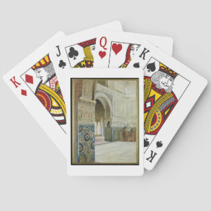 Interior of the Alhambra, Granada (w/c) Playing Cards