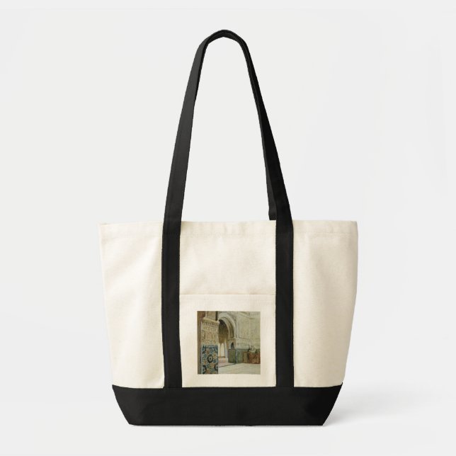 Interior of the Alhambra, Granada (w/c) Tote Bag (Front)