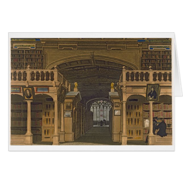 Interior of the Bodleian Library, illustration fro (Front Horizontal)