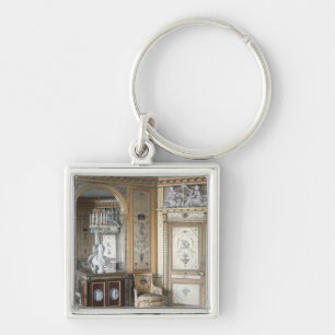 Interior of the boudoir of Marie Antoinette Key Ring