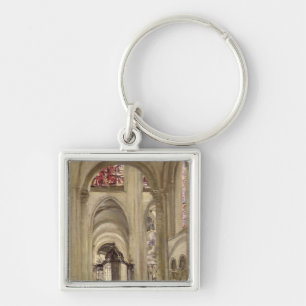 Interior of the Cathedral of St. Etienne, Sens Key Ring