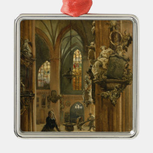 Interior of the Church of St. Nicholas, Berlin Metal Tree Decoration