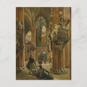 Interior of the Church of St. Nicholas, Berlin Postcard