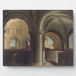 Interior of the Church of the Holy Sepulchre, Camb Plaque