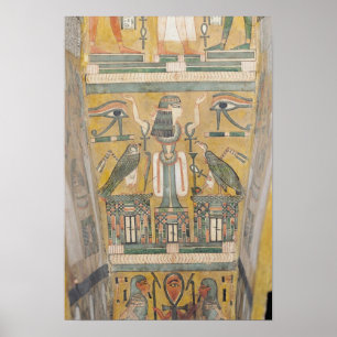 Interior of the coffin of Imenemipet Poster