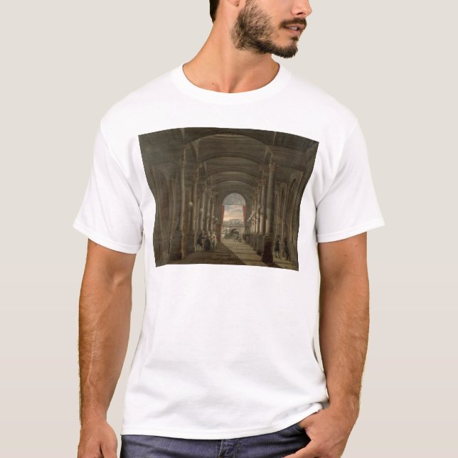 Interior of the Gare Saint-Lazare T-Shirt (Front)