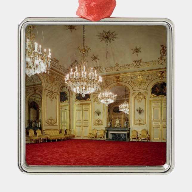 Interior of the Grand Salon Metal Tree Decoration (Front)