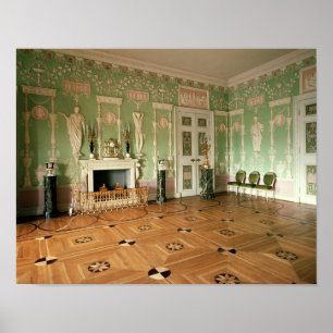 Interior of the Green Dining Room Poster