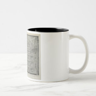 Interior of the Late Theatre Royal, Drury Lane, in Two-Tone Coffee Mug