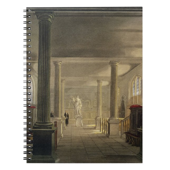 Interior of the Law School, Cambridge, from 'The H Spiral Notebook (Front)