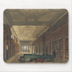 Interior of the Library of Christ Church, illustra Mouse Pad