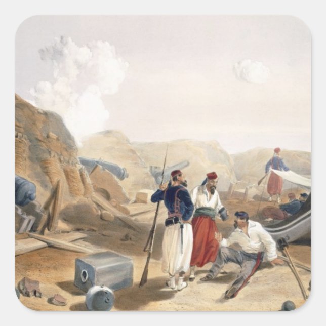 Interior of the Mamelon Vert, plate from 'The Seat Square Sticker (Front)