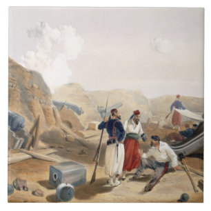 Interior of the Mamelon Vert, plate from 'The Seat Tile