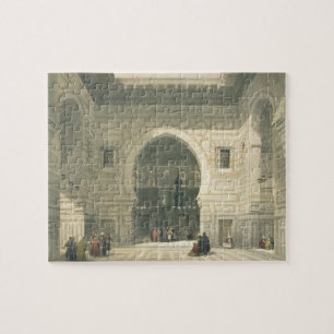 Interior of the Mosque of Sultan Hasan, Cairo, fro Jigsaw Puzzle