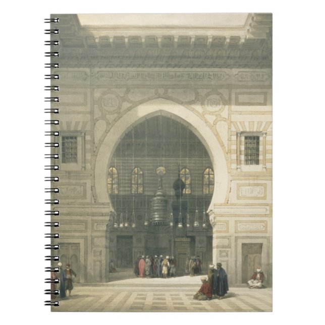 Interior of the Mosque of Sultan Hasan, Cairo, fro Spiral Notebook (Front)