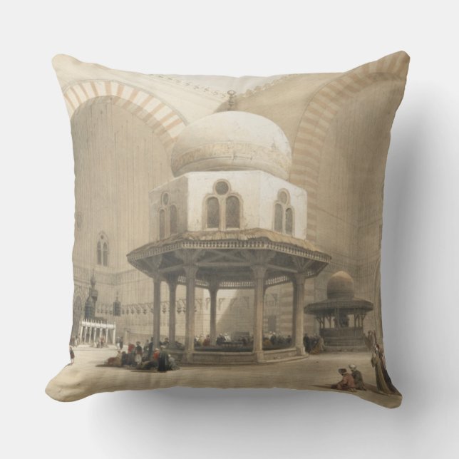 Interior of the Mosque of the Sultan El Ghoree, Ca Cushion (Front)