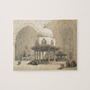 Interior of the Mosque of the Sultan El Ghoree, Ca Jigsaw Puzzle