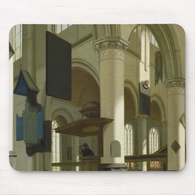Interior of the Oude Kerk Mouse Pad (Front)