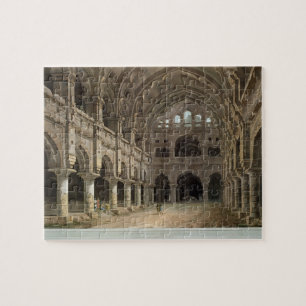 Interior of the Palace, Madura, plate XV from 'Ori Jigsaw Puzzle