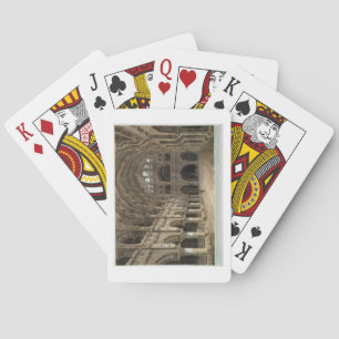 Interior of the Palace, Madura, plate XV from 'Ori Playing Cards