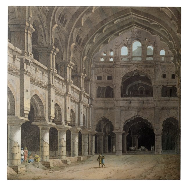 Interior of the Palace, Madura, plate XV from 'Ori Tile (Front)