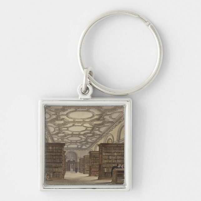 Interior of the Public Library, Cambridge, from 'T Key Ring (Front)