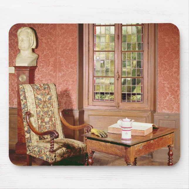 Interior of the study of Honore de Balzac Mouse Pad (Front)