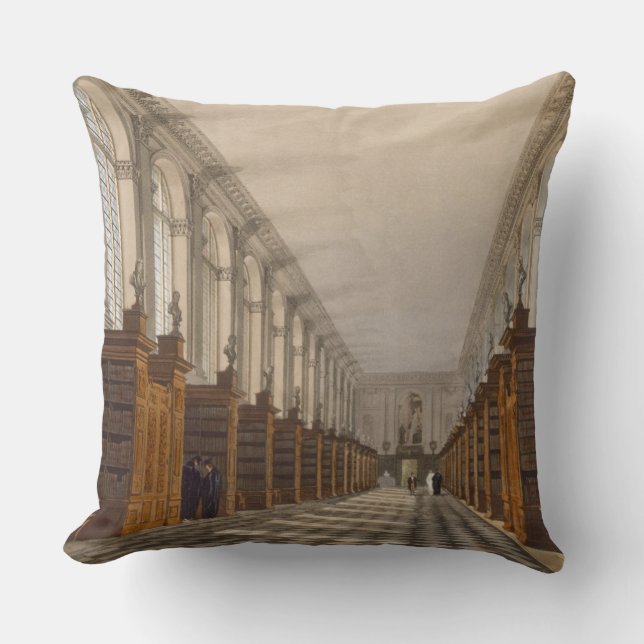 Interior of Trinity College Library, Cambridge, fr Cushion (Front)